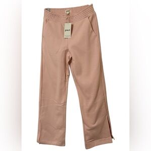 Pact Women's Posey Wide Leg Sweatpants in Blush M